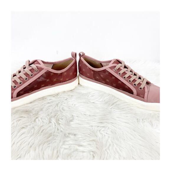 Sam Edelman Edelyn Size 8.5 Pink Women's Low Top Casual Mesh Comfort Sneaker - Picture 10 of 13